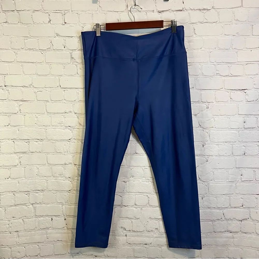 Zyia Active metallic blue leggings size 20